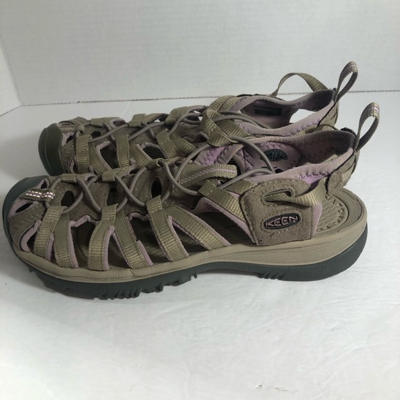 Keen Whisper Womens Size 8.5 Waterproof Trail Hiking Shoe Tan & Pink - Picture 3 of 7